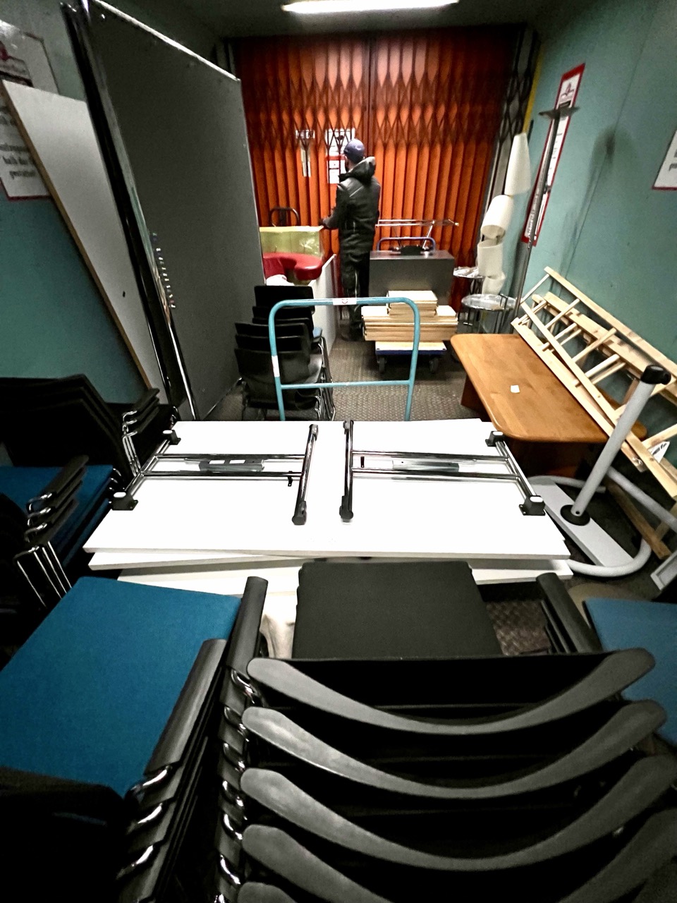 Büro nach Firmenauflösung und Beräumung