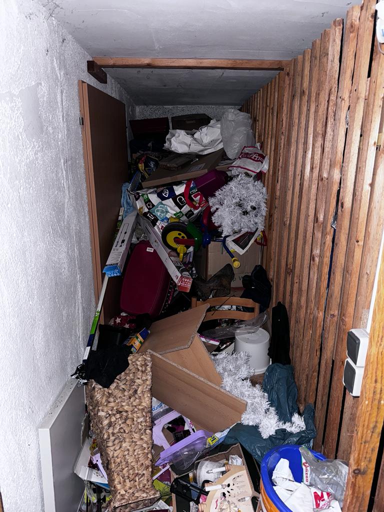 Geräumter Keller nach Entrümpelung in Leipzig