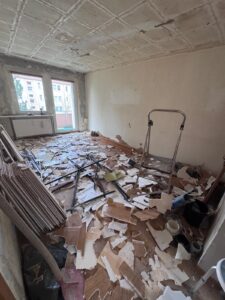 Rückbauarbeiten bei Haushaltsauflösung in Borna